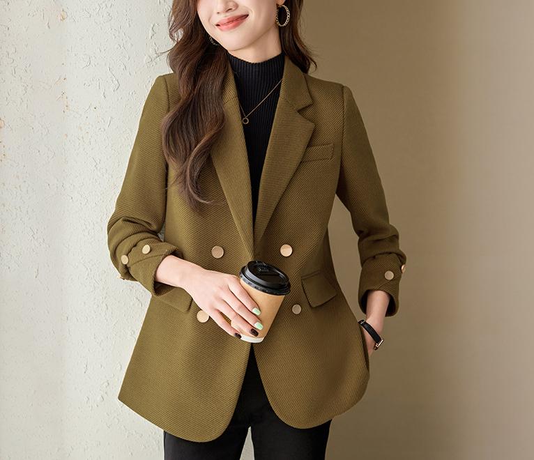 Red Woolen  Professional Office Blazer