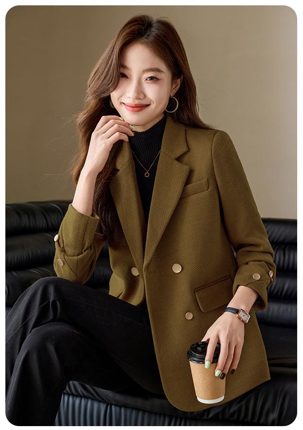 Red Woolen  Professional Office Blazer