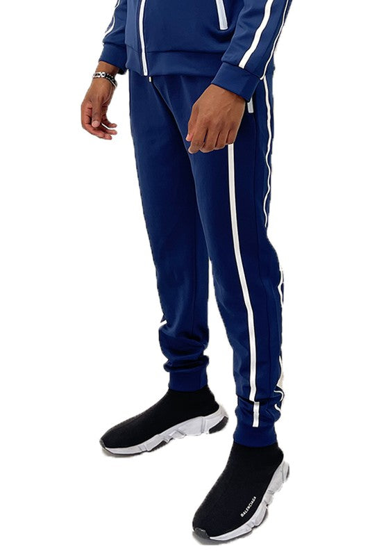 Crimson Stride Track Joggers