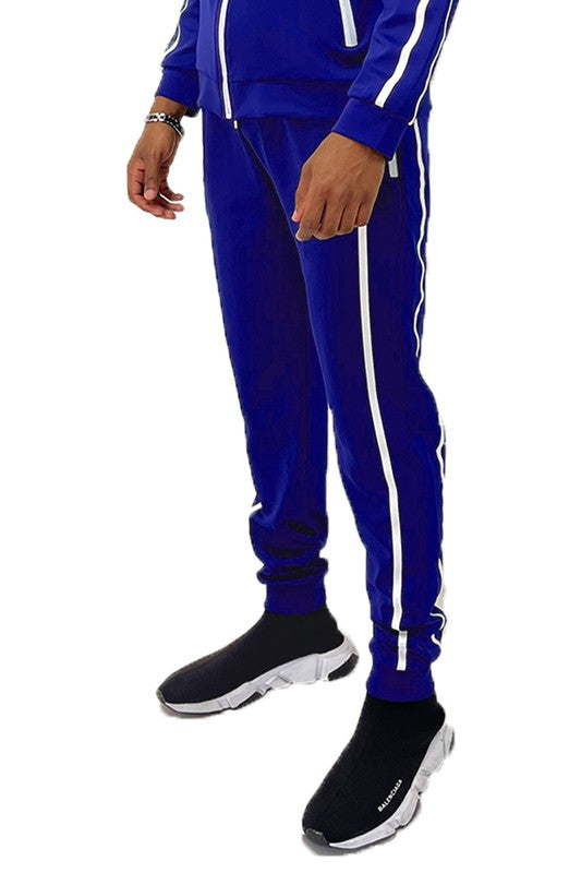 Crimson Stride Track Joggers