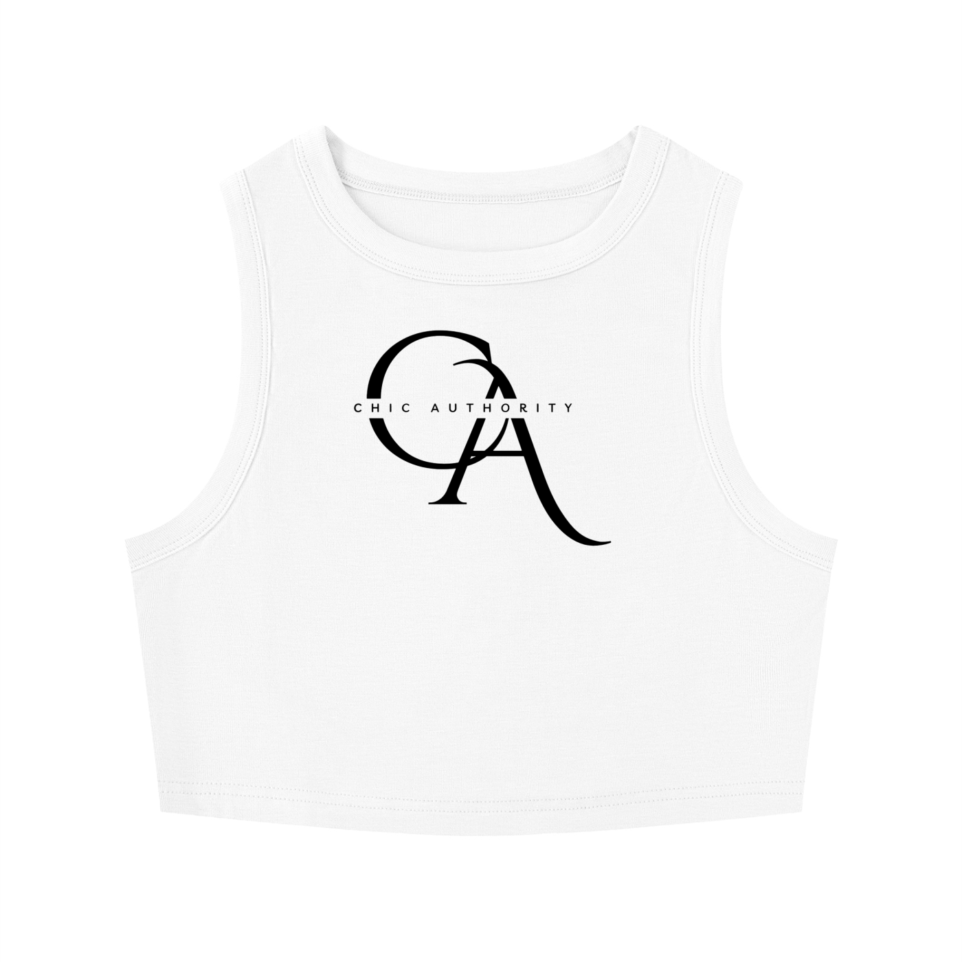 Women's Tight Crewneck Crop Tank Top