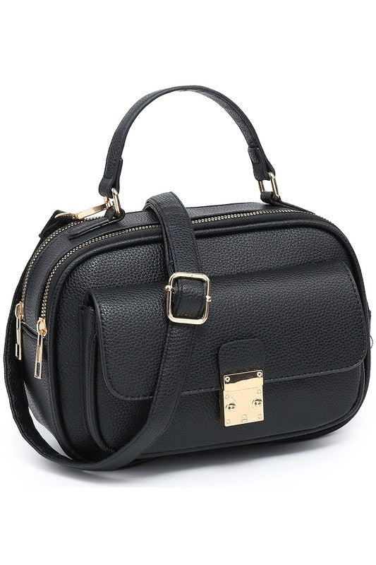 Sapphire Luxe Satchel