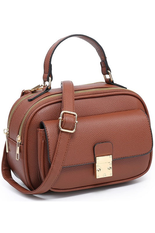 Sapphire Luxe Satchel