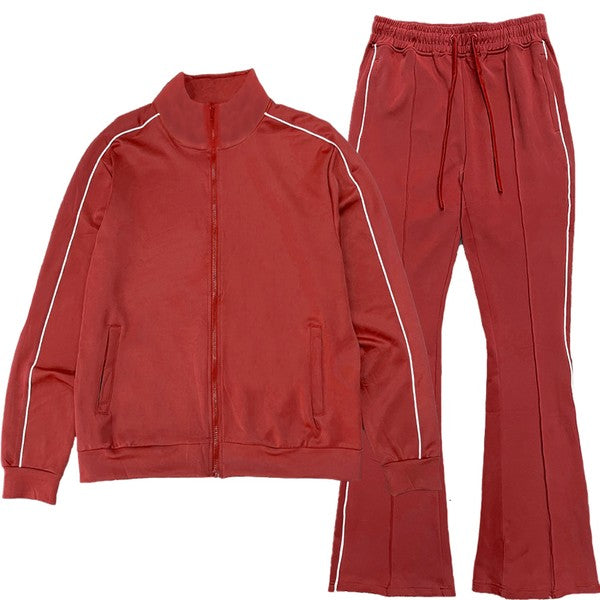 Noir Stripes Athletic Ensemble