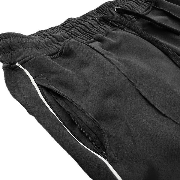 Noir Stripes Athletic Ensemble