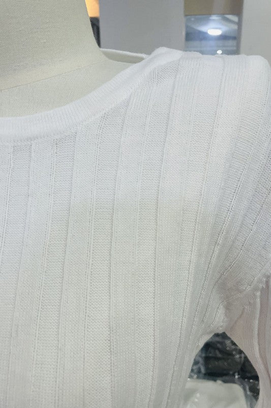 Rustic Comfort Ribbed Dress