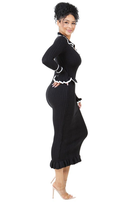 Body Forming Knit Elegance Maxi