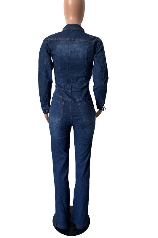 Denim Diva Delight Jumpsuit