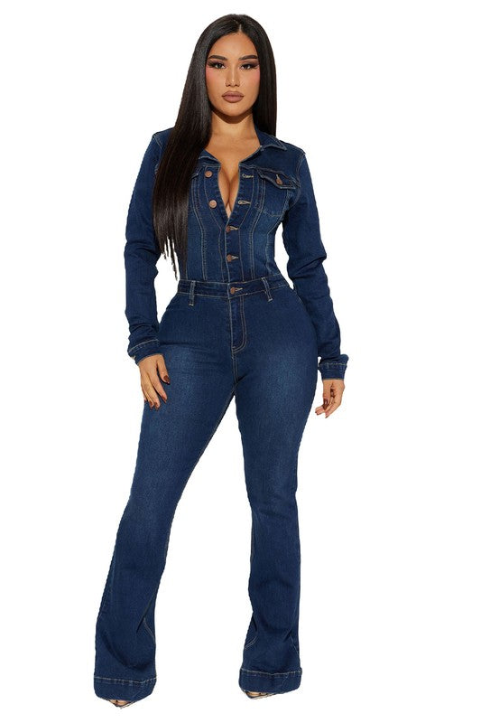 Denim Diva Delight Jumpsuit