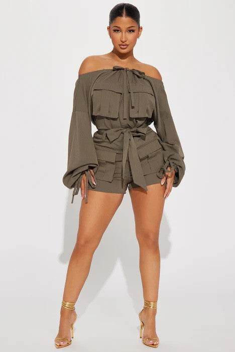 Enchanted Emerald Escape Romper