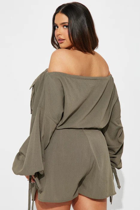 Enchanted Emerald Escape Romper