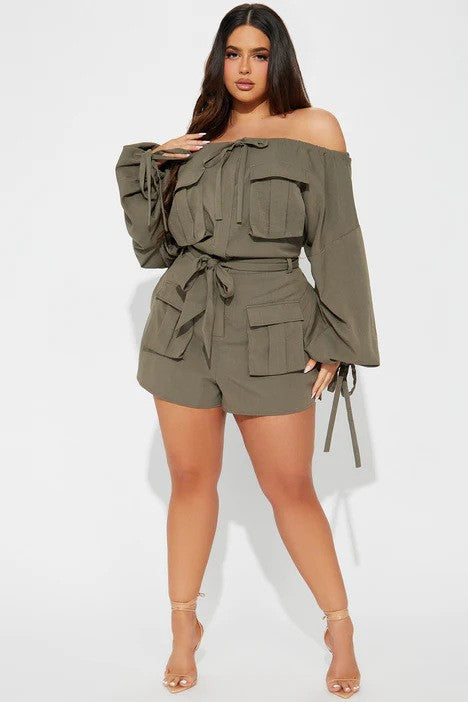 Enchanted Emerald Escape Romper