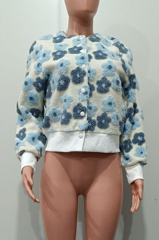 Scarlet Petal Bomber Jacket