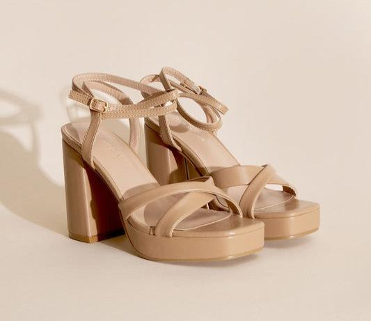 VALOR-1 Cross Ankle Strap Heels