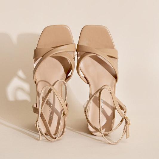 VALOR-1 Cross Ankle Strap Heels