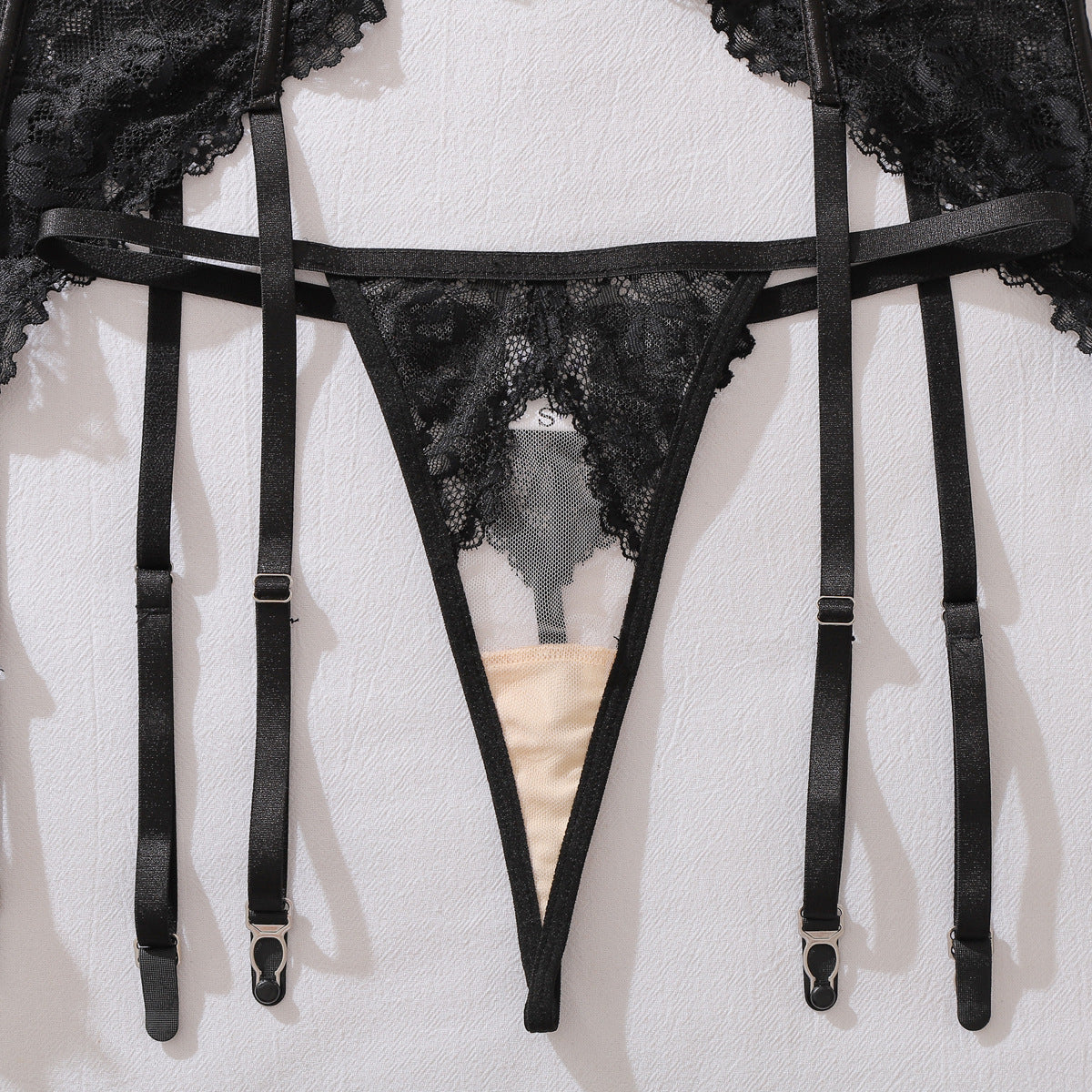 Floral Lace Hollow Out Three Piece Sets