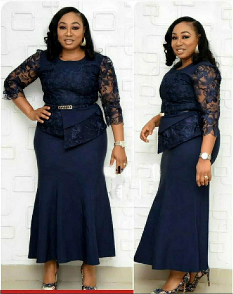 Lace Stitching Maxi Two Piece