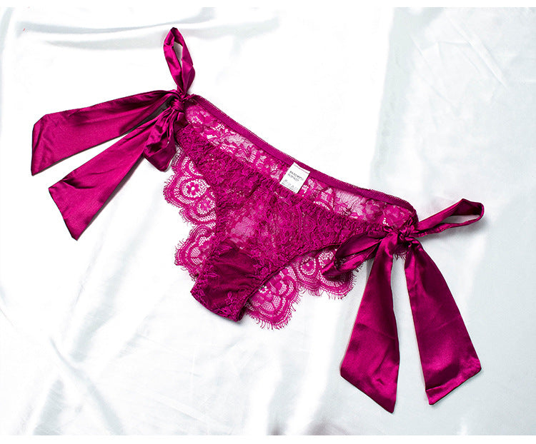 Cutout Breathable Lace Strap Sexy Two Piece