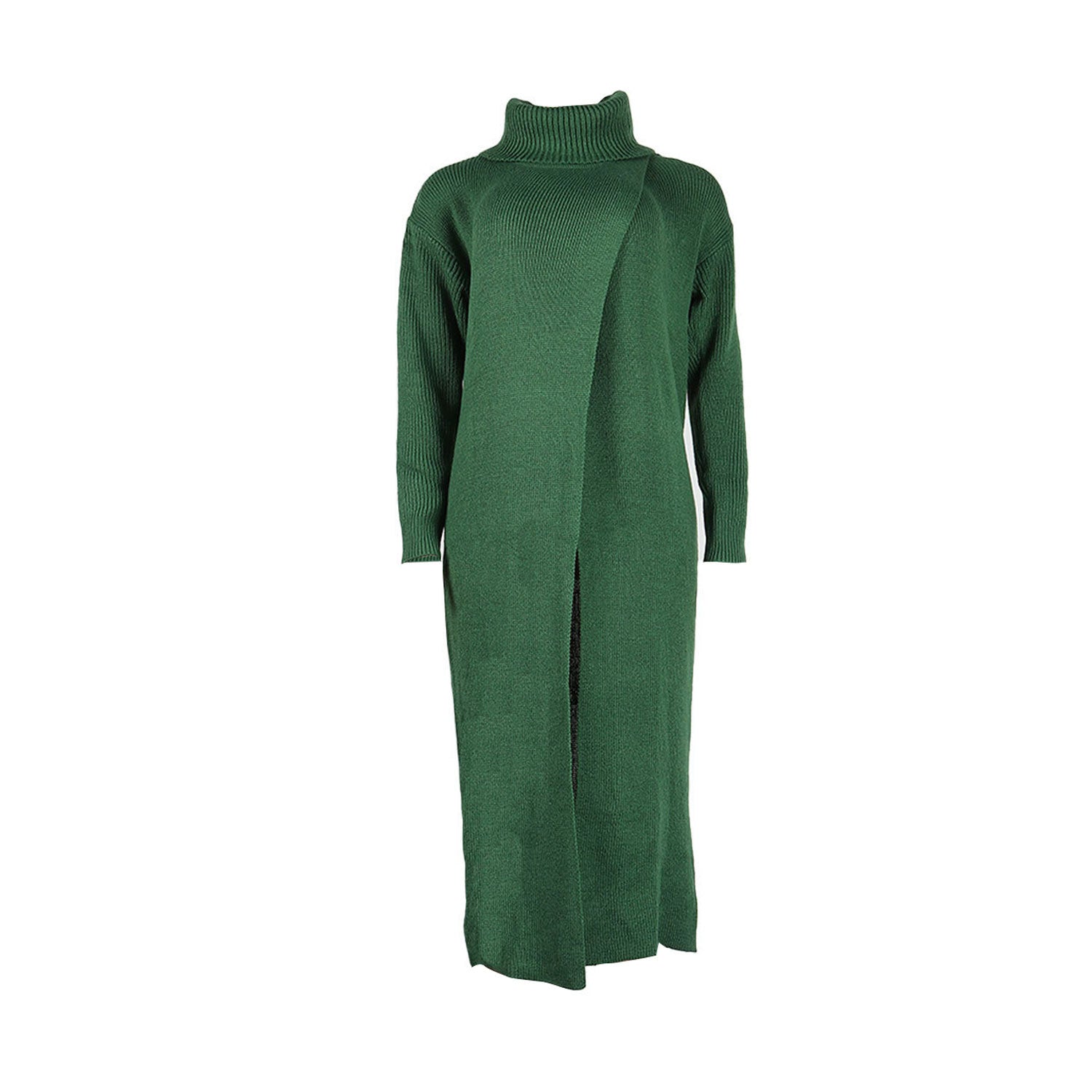 Pullover Split Sweater Dress