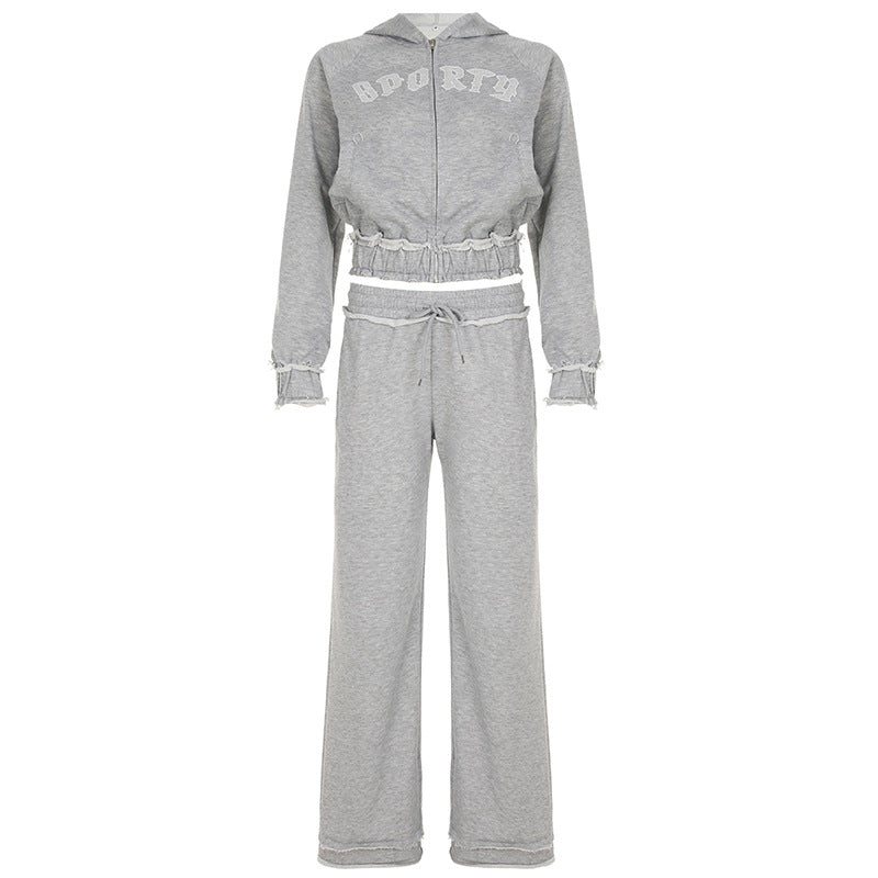 Casual Sport Hood Sweat Set