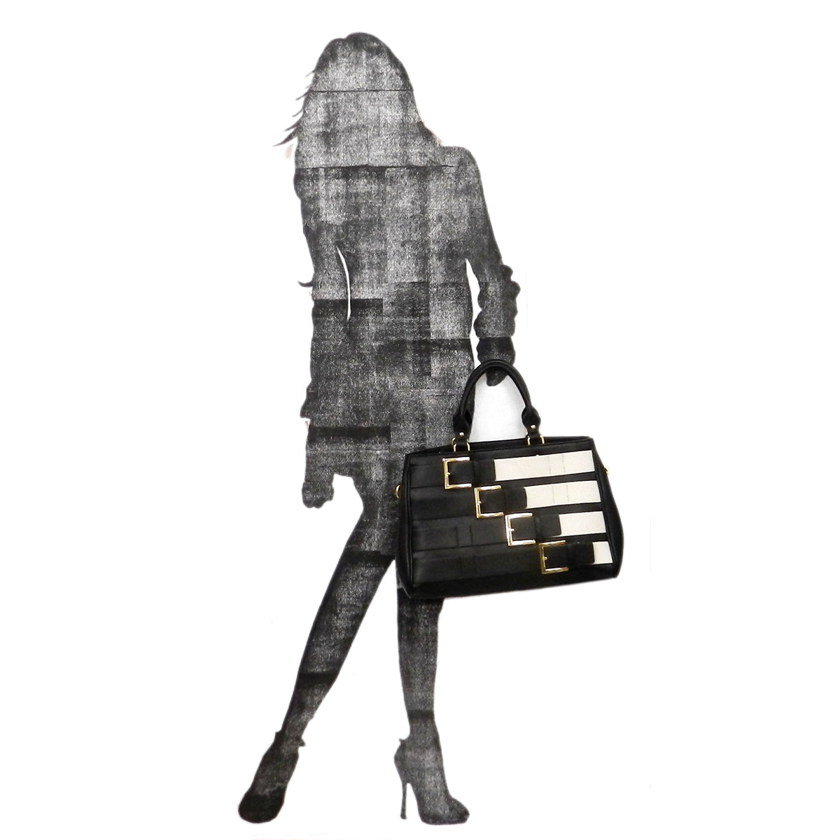 Belted Top handle Satchel