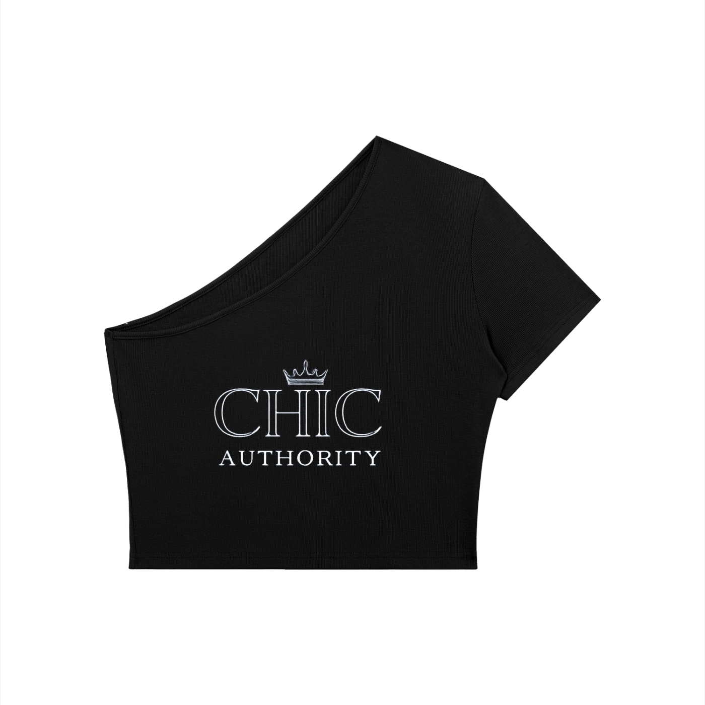 Women's One-Shoulder Crop T-Shirt