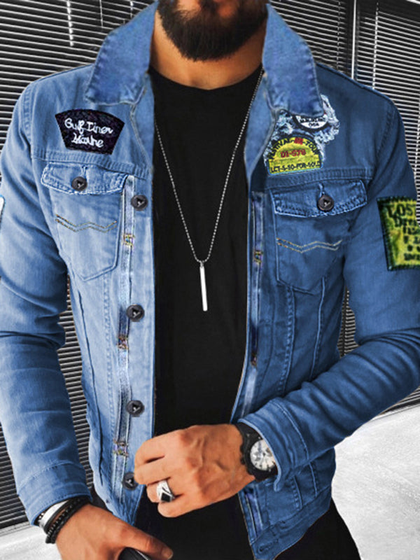 Plush Style Thickened Denim Jacket