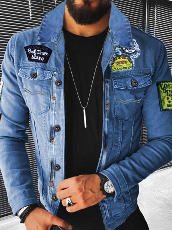 Plush Style Thickened Denim Jacket
